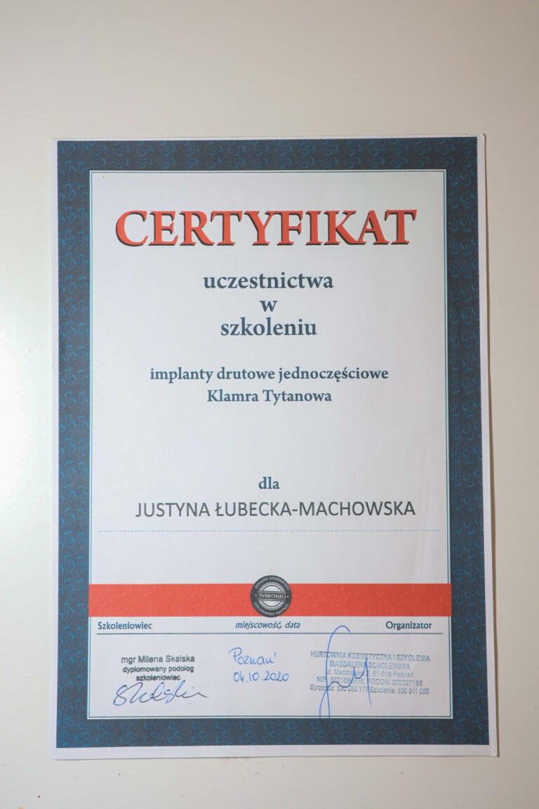 certyfikat